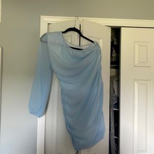 Formal blue dress, perfect condition never worn size large